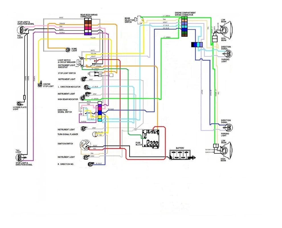 1955 Chevy Turn Signal Wiring Diagram Wiring Diagram