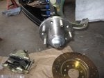 front disc brakes and steering assembly mounted 005.jpg
